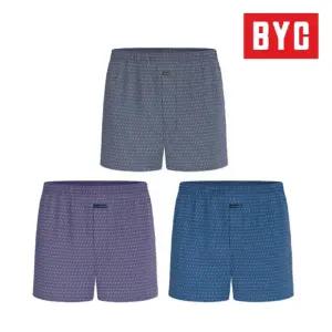 BYC 남성 프리미엄 80수 트렁크팬티 3매세트 국내산 MCG1491