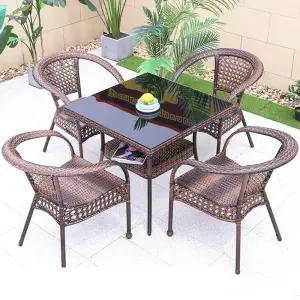 야외 테이블 카페 테이블 야외테이블세트 접이식 의자 철제