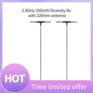 dmb안테나 ABFN-ELRS 다이버시티 수신기 ELRS 2.4Ghz 250Mw True Diversity RXFPV용 듀얼 안테나 포함
