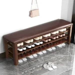 원목 현관 벤치형 신발장  다용도 의자 베란다