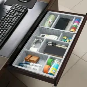 트레이 서랍 정리함 칸막이 수납 펠트 6칸 다용도 (WFK2FGK)