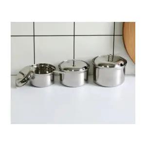 중 고추가루 양념단지 조미료 스텐양념통 스텐소스통