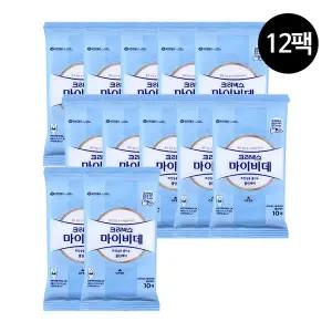 크리넥스 마이비데 클린케어 휴대용 물티슈 화장실용 10매 x 12팩 436167
