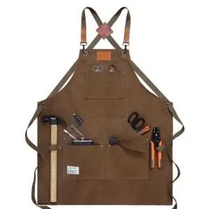 두꺼운 작업용 앞치마 목공 남자 공방 예초기 미술 제초