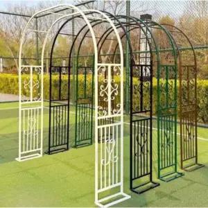 장미 울타리 식물 오벨리스크 고백을 터널 철제 엔틱