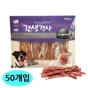 고품질 오리 300g 50개입 강아지 플러스 견생견사 슬라이스 (WFJRNK1)