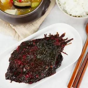 [소소락] 맛있는 밥반찬 밥도둑 양념깻잎 1kg.
