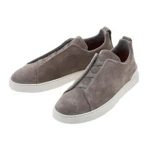 [제냐] SS25 남성 슬립온 스웨이드 스니커 LHSOY S4667Z GME