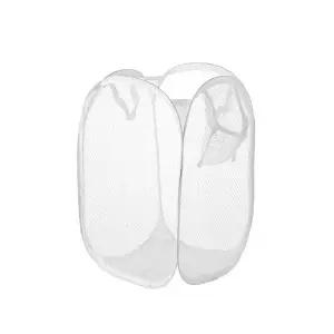 접이식 세탁 바구니 메쉬형 다용도 이동식 수납 (WFK7UIM)