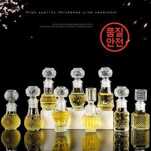 투명 소형 빈 스피릿 위스키 와인 병 나사 캡이 달린 미니 유리 알코올 양주 디캔터 50ml 1 개