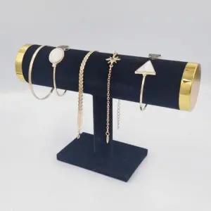 [하프클럽/]시계 및 팔찌 보관대 고급 벨벳 진열대 소품 정리함 블랙 색상