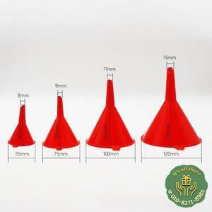 4개 플라스틱 오일 깔때기 세트 튐 방지 긴 스템 주유 도구 자동차 오일 엔진 오일 교체 유체 이동 자동차