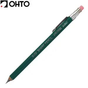 일본 OHTO 오토 목재 미니 샤프 0.5mm APS-350ES-GN 목축 연필 지우개 홀더 클립