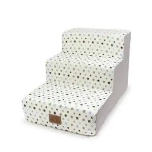 고품질 3단스텝 강아지 스칸디나비아 블루 별 북유럽 계단 (WFJS36X)