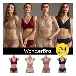 [Wonderbra] 원더브라 뉴 레이스 풀커버리지 브라팬티 8종 세트 WB168_00