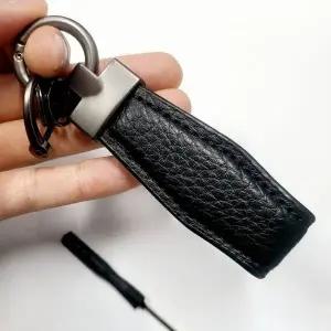 남자 키 고리 가죽 열쇠 링 홀더 차 량 여자 (WFJSPP2)