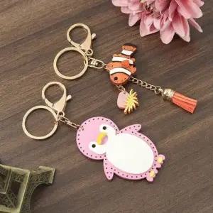 애니멀 가방 열쇠 물고기 키홀더 고 2종세트 (WFJSQ0R)