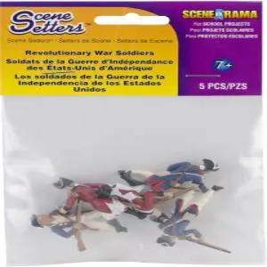 우드랜드 시닉스 SP4454 1.5인치 장면 설정자 피규어 혁명 전쟁 병사 5팩