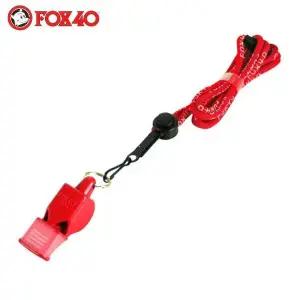 CMG 호루라기 레드 미니 줄포함 스포츠호각 폭스 (WFJ7T87)