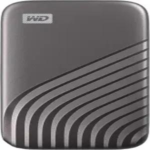 Western Digital 1TB My Passport SSD 휴대용 외장 솔리드 스테이트 드라이브 그레이 견고하고 초고속