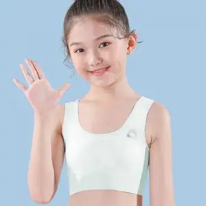 [하프클럽/]우리아이 첫브라 편하고 시원한 주니어 심리스 여성 언더 런닝