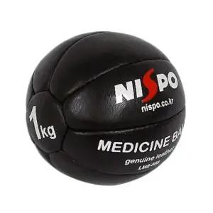 크로스핏 니스포 가죽 메디신볼 웨이트볼 메디슨볼 크로스 1kg
