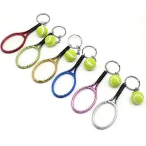 고품질 테니스 열쇠고리 키체인 키링 라켓 공 액세서리 (WFK9FI7)