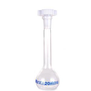 플라스틱 마개 20 ml 투명한 실험실 붕규산 유리 체적 office lab chemistry glassware supply