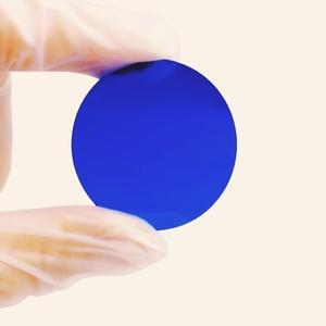 380nm 20mm - 블루 퍼플 글래스 필터 광학 렌즈 ZB2 BG3 IR UV 적외선 투과 듀얼 밴드패스 DIY