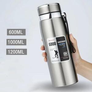 600ML/1000ML/1200ML 더블 스테인레스 스틸 316 열 플라스크 필터 휴대용 커피 차 열 병 여행 텀블러