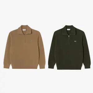 라코스테 브랜드관 남성립조직 반집업 풀오버 스웨터 니트AH401E-55N 2컬러 중 택 1 364414