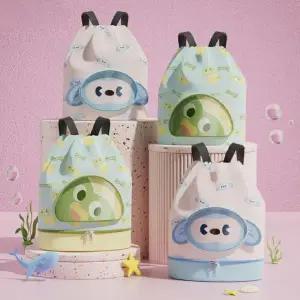 [하프클럽/]캐릭터 방수 수영가방 필수템 비치백 수영장 가방 물놀이