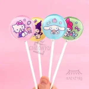 소망상회 산리오 팝핑 스윗 캔디 (24개 1세트) 단체간식 학교간식 과일맛사탕