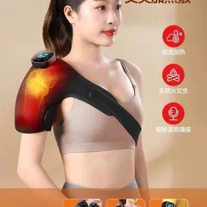 전기 패드 자극 안마기 미니 어깨 난방 스티커 온열