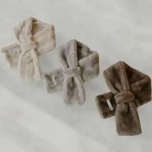 [하프클럽/다잇템]여성 링 소프트 FW 호피 목도리 퍼 짧은 목도리