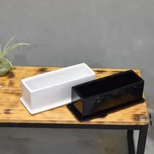 모던 무광 도기화분 옆이 넓은 직사각 30x10x10cm (WFKADCV)