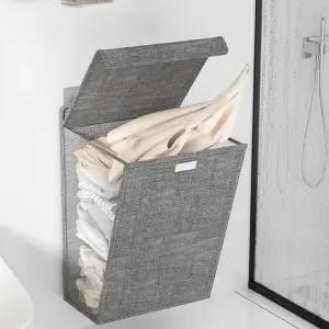 사각 벽걸이 세탁 빨래 바구니 수거함 대형 (WFKADRS)