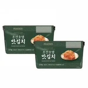[피코크] 특제육수 조선호텔 맛김치 1.9kg X 2팩(무료배송)