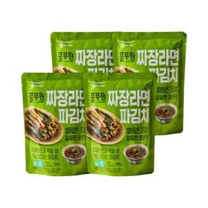 풀무원 짜장라면 파김치 (270g) x 4개