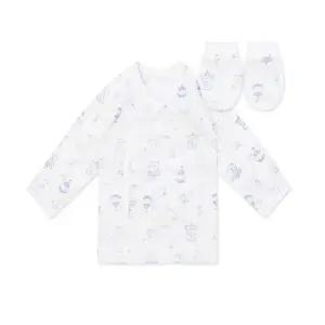 [오가닉맘]블루랜드수피마 배내저고리손싸개세트_s