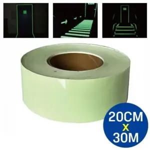 축광테이프 야광 스티커 30M 1롤 (WFKAVJN)