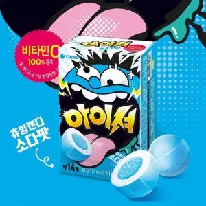 JERYLABEL 아이셔 츄잉캔디 소다맛 42G  6개 1세트 사무실간식