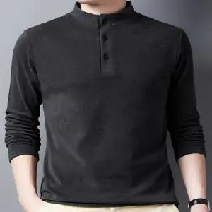 긴팔 반폴 라티 기모 라운드 겨울 이너티 롱슬리브 티셔츠 폴라티 남성 남자 긴팔티
