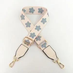 데이지 가방끈 스트랩 플라워 화이트 어깨끈 (WFKB0IO)