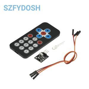 호환 적외선 IR 무선 원격 제어 모듈 키트  라즈베리 파이 STM 아두이노용 DIY HX1838