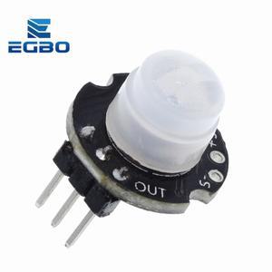 호환 1 10PCS MH-SR602 미니 모션 센서 감지기 초전 적외선 PIR 키트 아두이노 Diy용 감각 스위치 브래킷