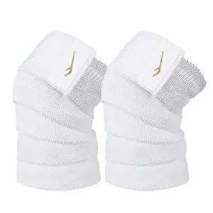 랩 무릎 보호대 무릎아대 헬스 화이트