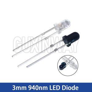 호환 10 쌍 3mm 940nm LED 적외선 이미 터IR 수신기 다이오드 F3 아두이노 DIY 용
