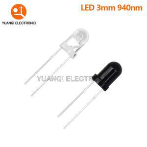 호환 LED 적외선 이미터IR 리시버 다이오드  아두이노용 3mm  940nm  10 개