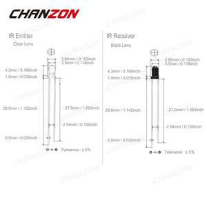 호환 100pcs 3mm IR LED 방출 다이오드 850nm 송신기 이미 터 적외선 포토 트랜지스터 DIY PCB